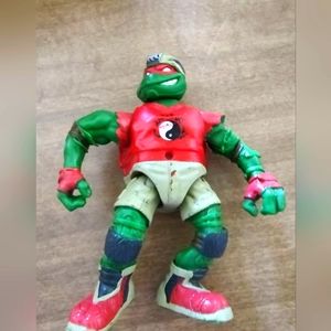 Teenage Mutant Ninja Turtles Raphael Skateboard 2003 Mirage Studios Figure (K1)